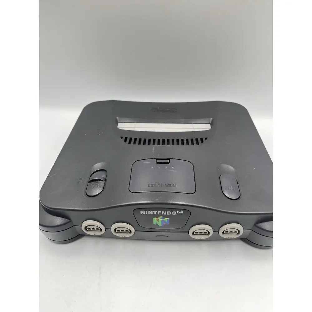 Nintendo 64 N64 Game Console w/ Gray Controller + Cords - TESTED Region Free JP